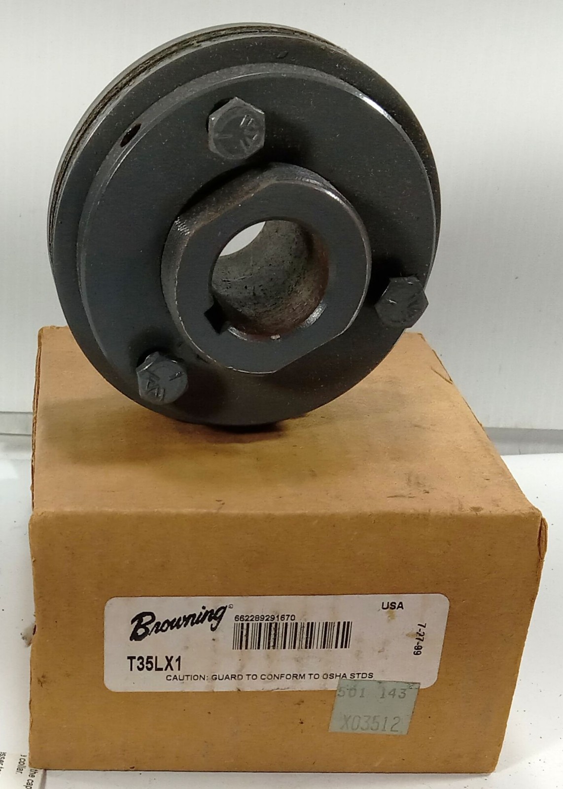 1 NEW BROWNING T35LX1 AUTOMATIC FRICTION TORQUE LIMITER NIB ***MAKE OFFER***