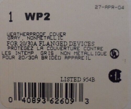 Cooper Electrical Receptacle Connector Part Number 7327 With WP2