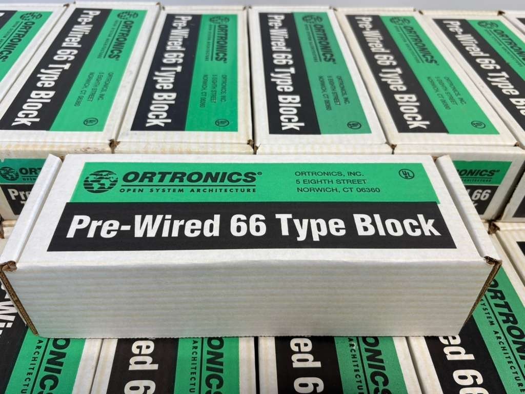 *LOT OF 109* *NEW* Ortronics Pre-Wired 66 Type Block Part OR-8050M157B