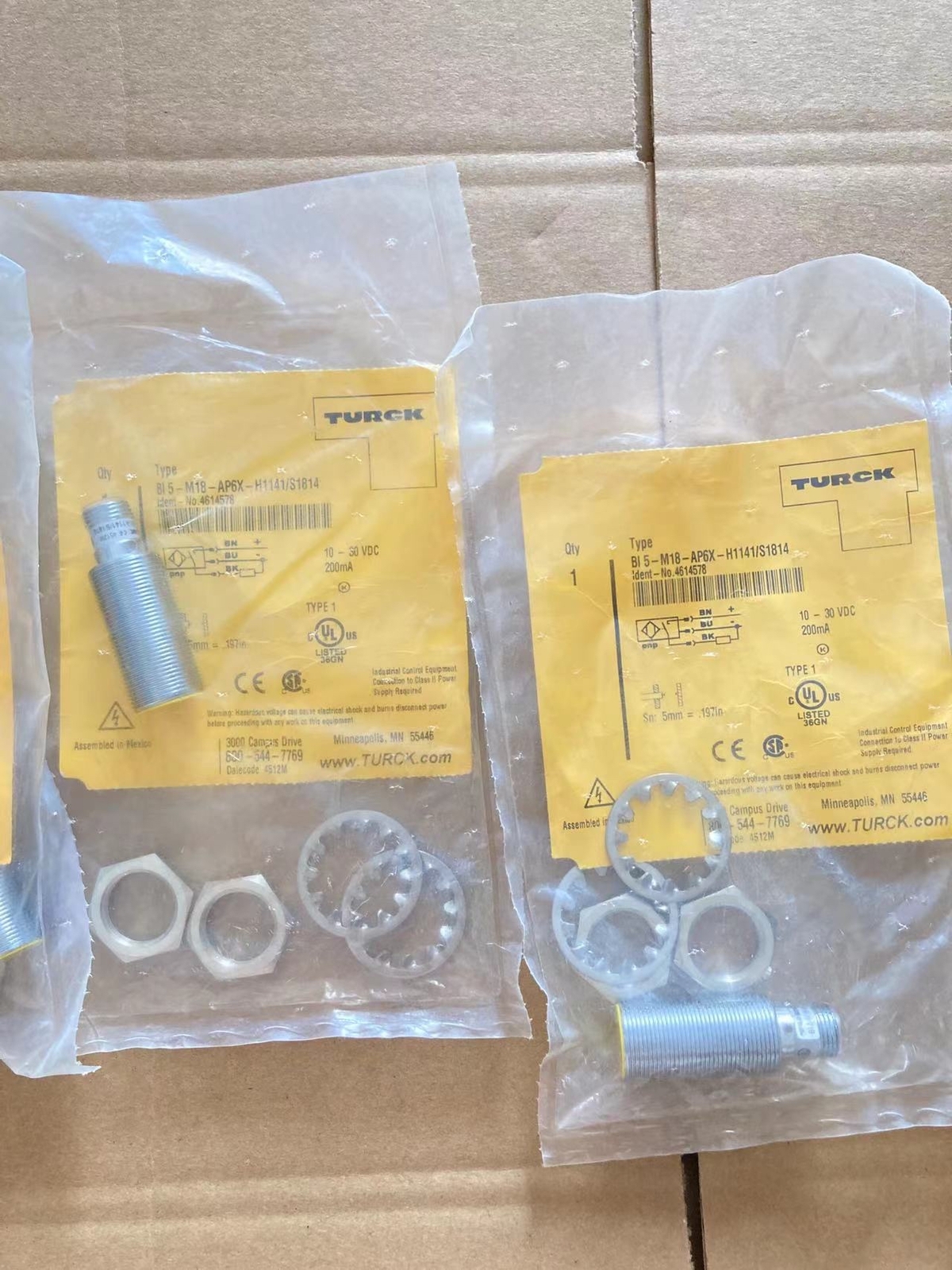 1P NEW TURCK BI5-M18-AP6X-H1141/S1814 Order number 4614578 Accept counteroffer