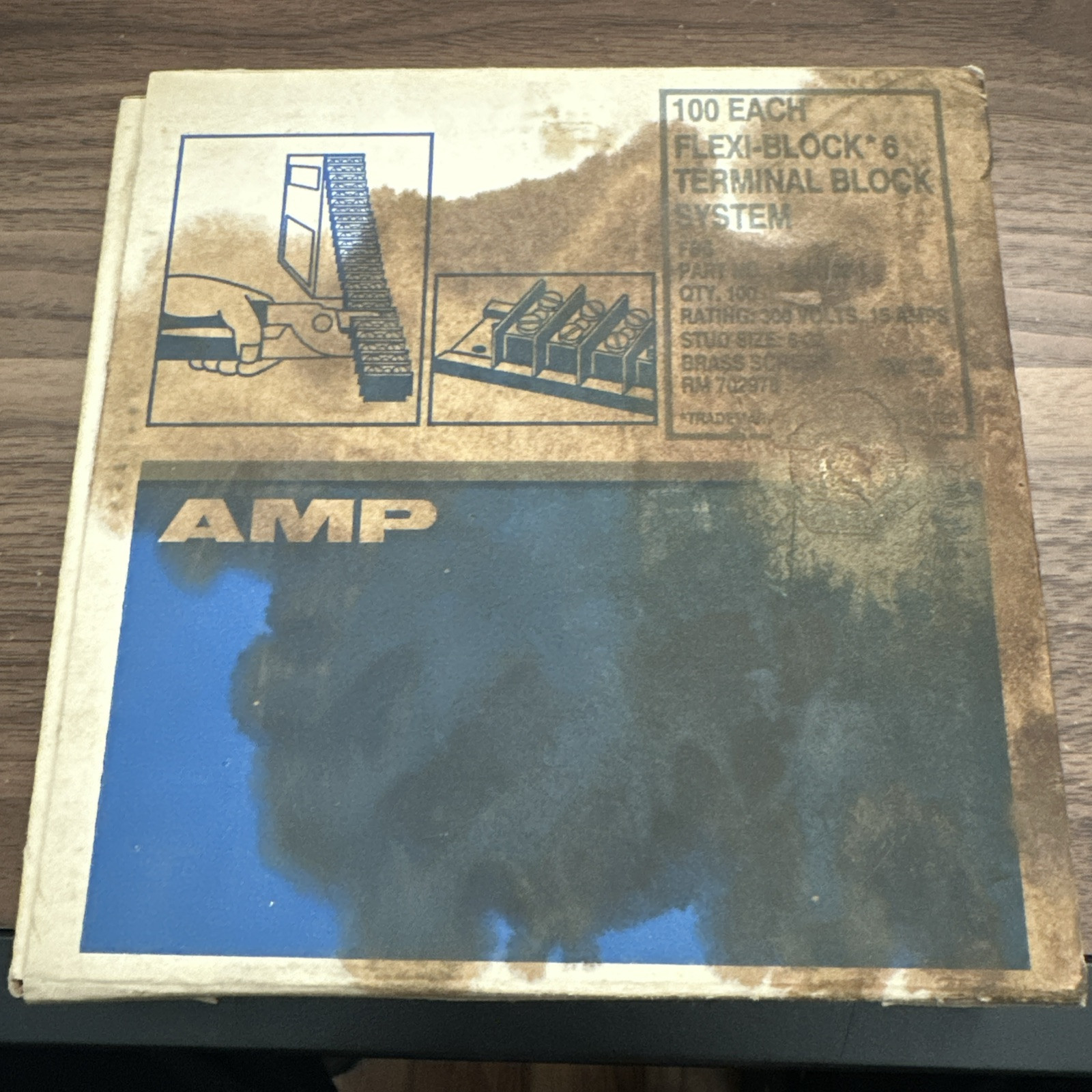 AMP 1-604102-1 Flexi-Block 6 Terminal Block System 90 Pieces Only NEW