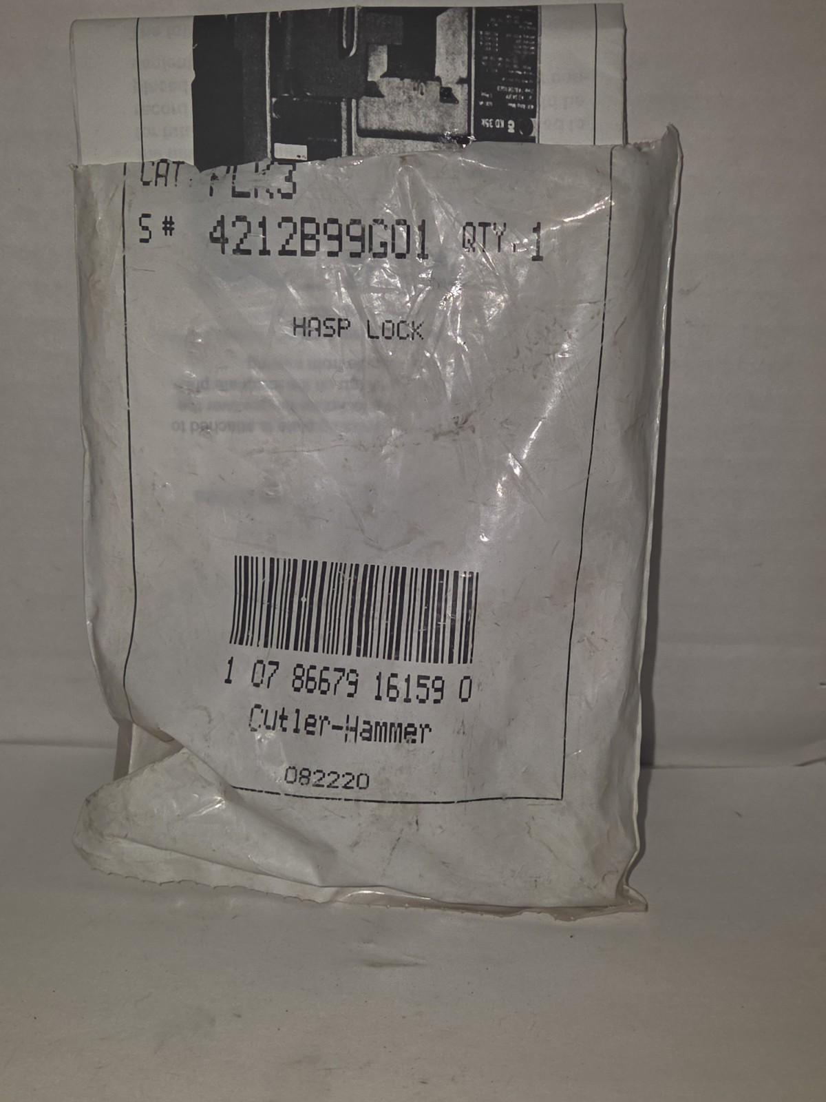 Eaton PLK3 Padlockable Handle Lock Hasp NEW