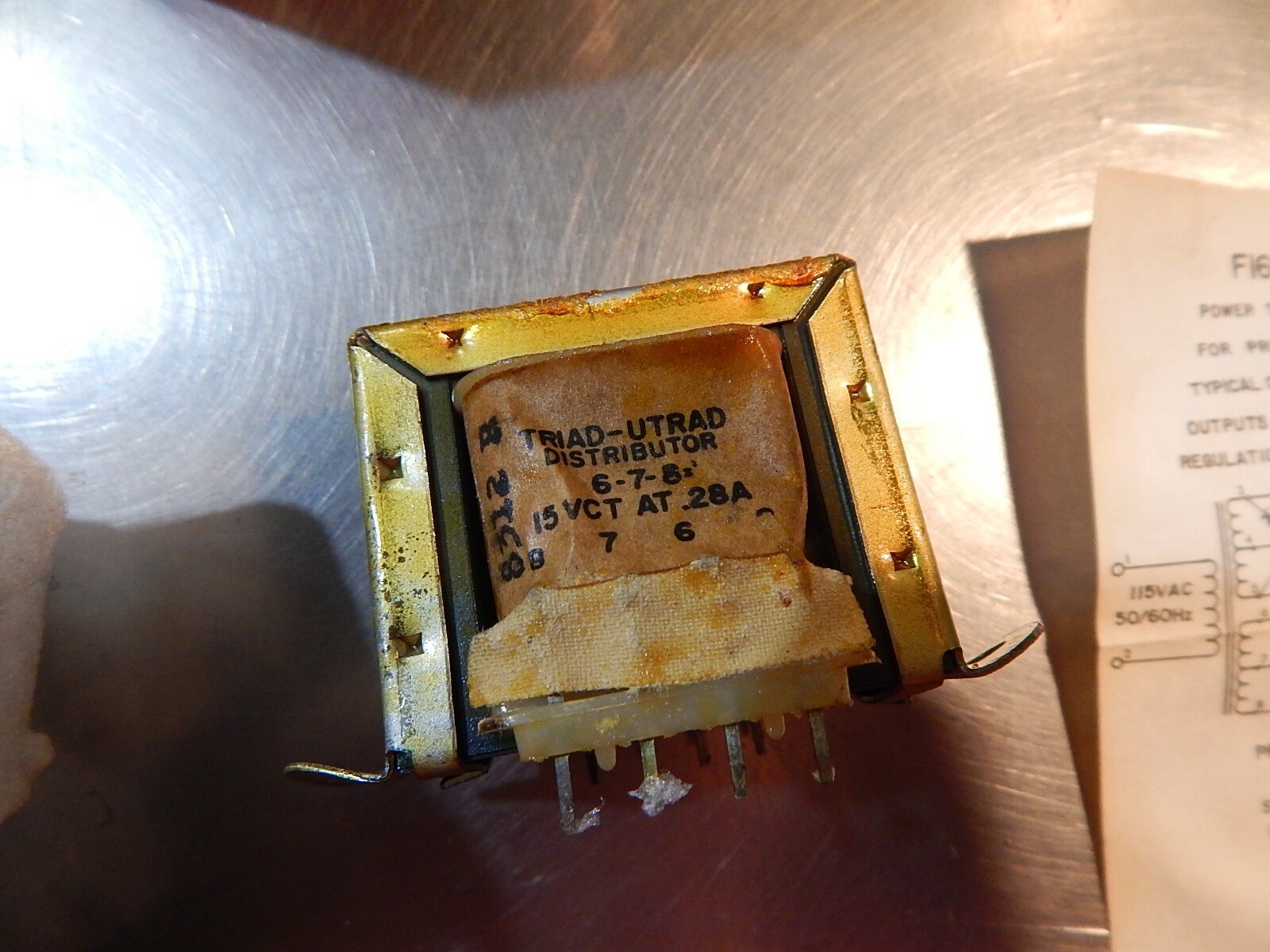 NEW Triad F169XP Power Transformer 115VAC 32VCT 10A *FREE SHIPPING*