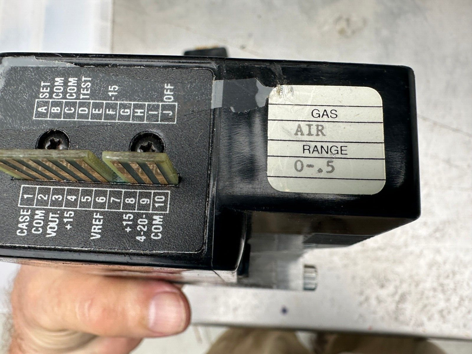 Sierra Auto Trak Mass Flow Meter 0-5VDC P/N 860C-L-2-0V1-SV1-V1-S1