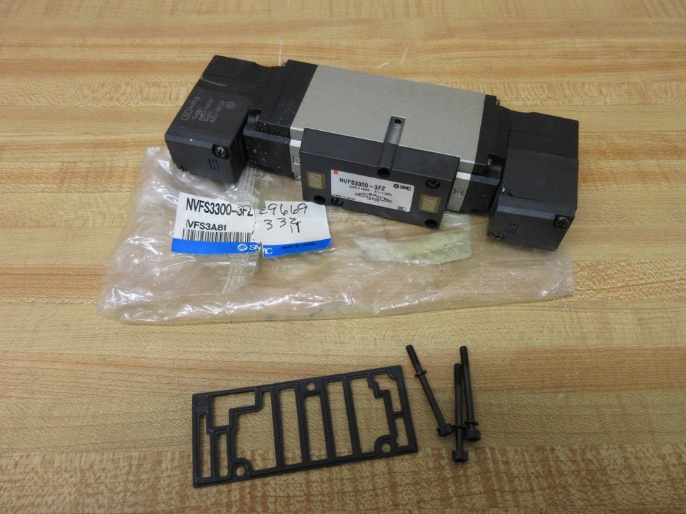 SMC NVFS3300-3FZ Solenoid Valve NVFS33003FZ Chipped Corner