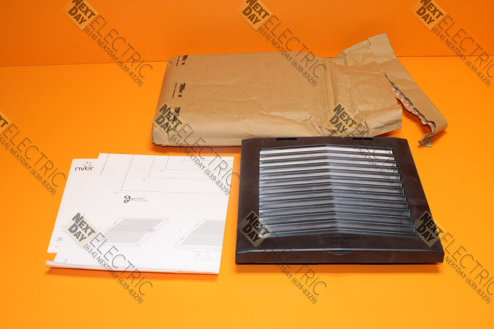 Hoffman, 34331, HG1000403, IP 54 10in 10″ Exhaust Grill Exhst nVent Vent Black
