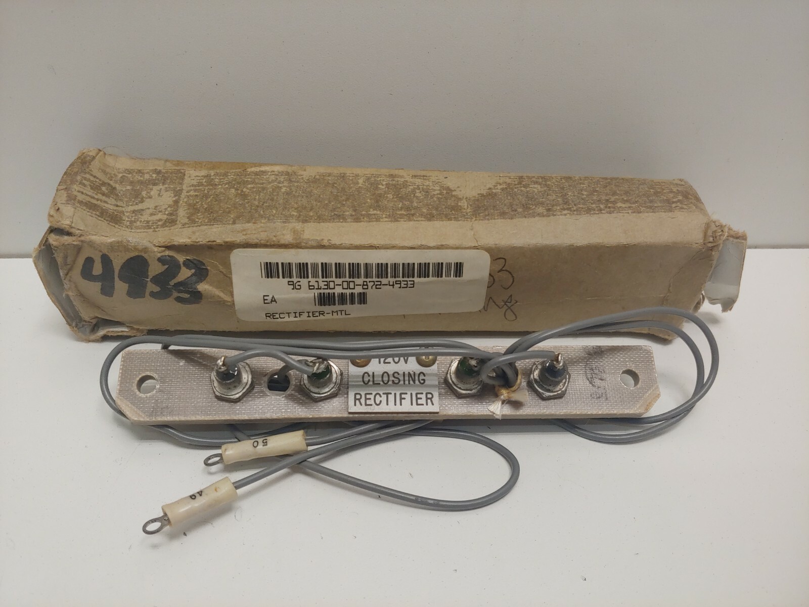 NEW! MIL-SPEC SPD ELECTRIC CLOSING RECTIFIER 6130-00-872-4933 707742-T4
