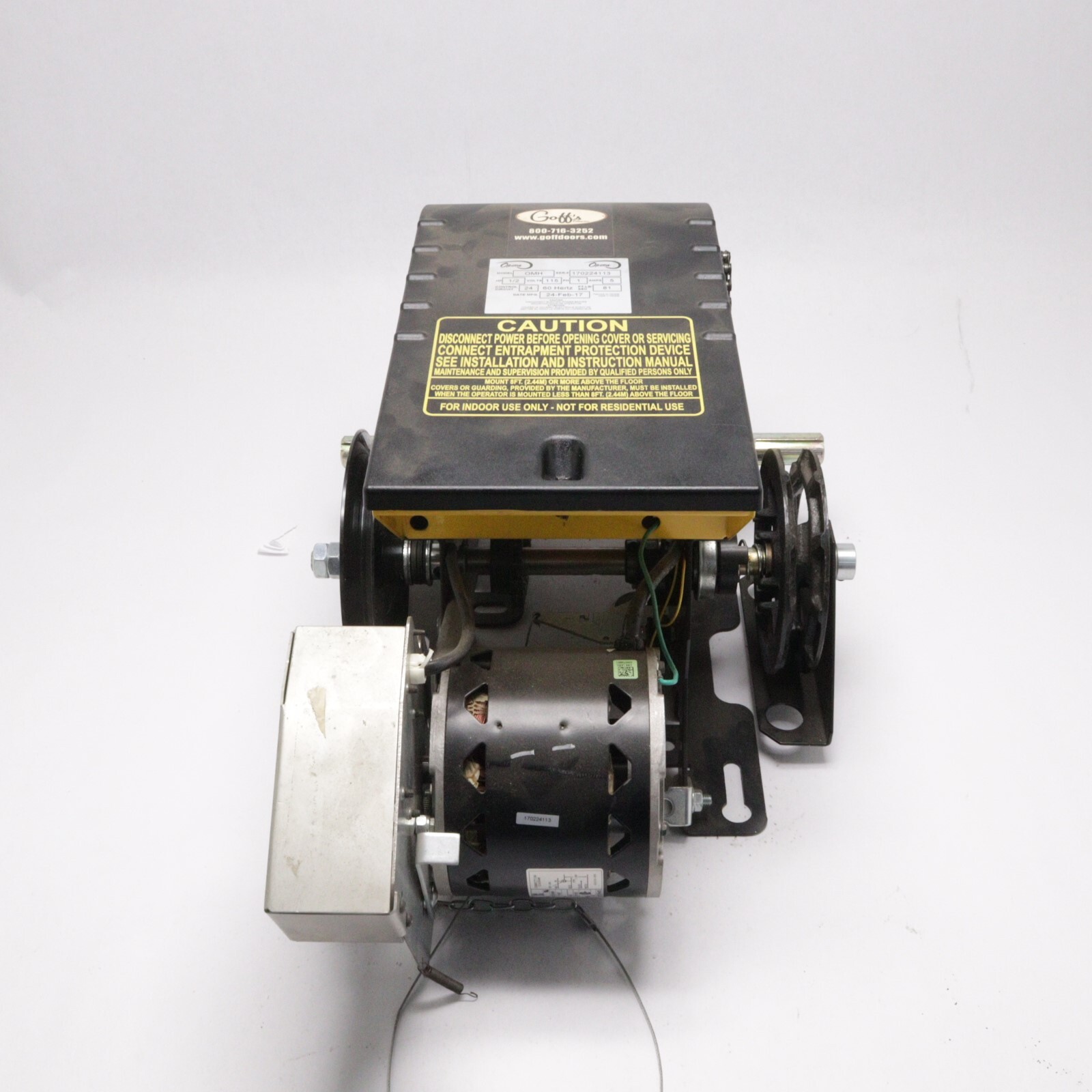 MANARAS OPERA OHM GARAGE DOOR OPENER HEAVY DUTY 81FT.LB.SEC