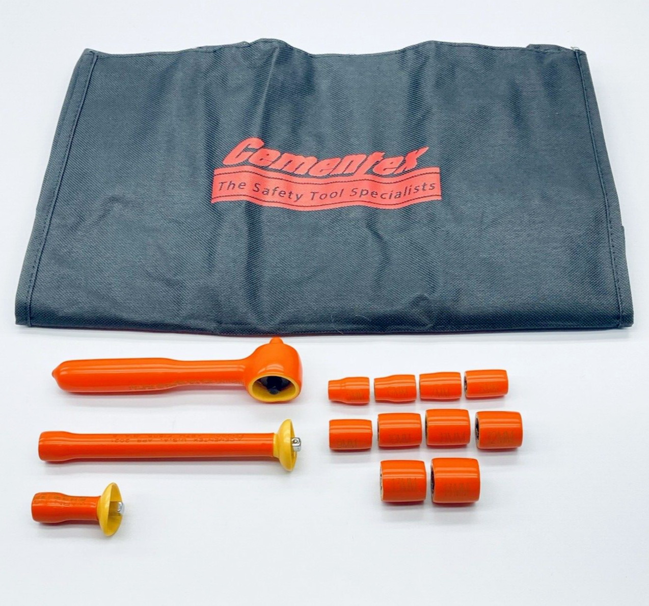 CEMENTEX 13-PC IR14-LC INSULATED RATCHET SOCKET SET 1/4″ 5mm-14mm ISS14-13M-514