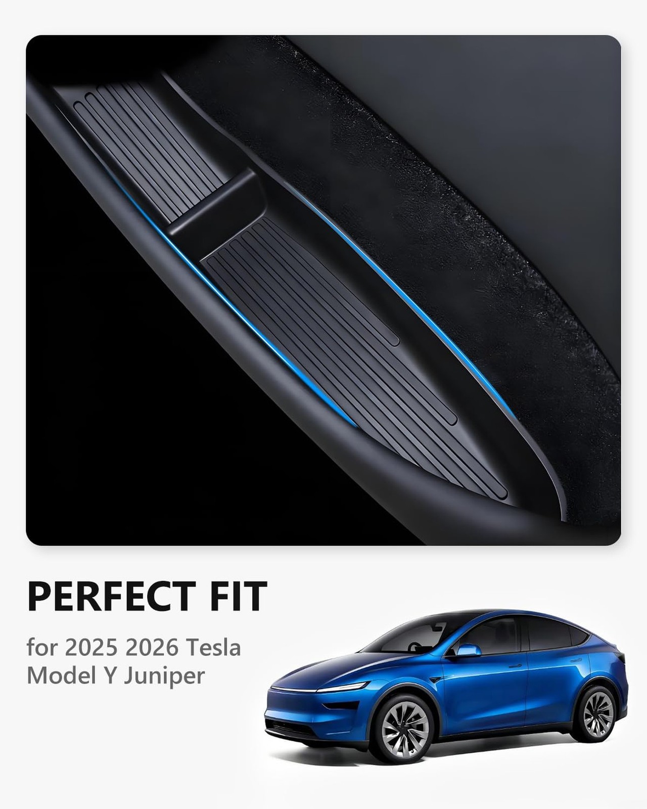 4PCS Door Side Storage Box for New 2025-2026 Tesla Model Y Juniper, Waterproo…