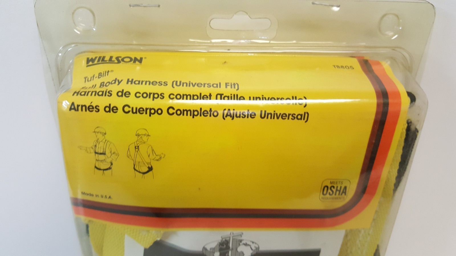 NEW OLD STOCK! WILSON MILLER UNIVERSAL FIT FULL BODY HARNESS TB805