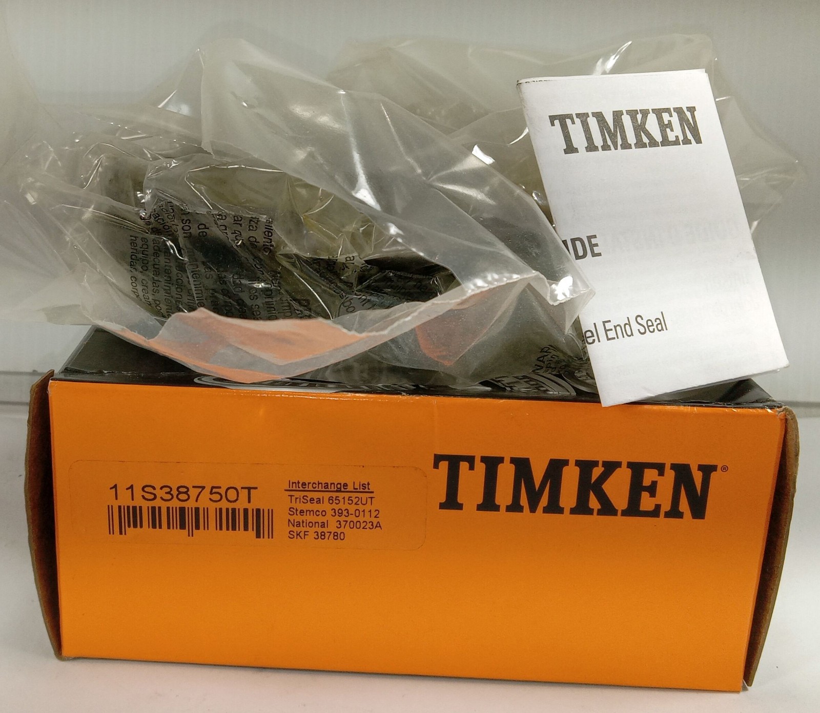 1 NEW TIMKEN 11S38750T REAR INNER WHEEL SEAL NIB ***MAKE OFFER***