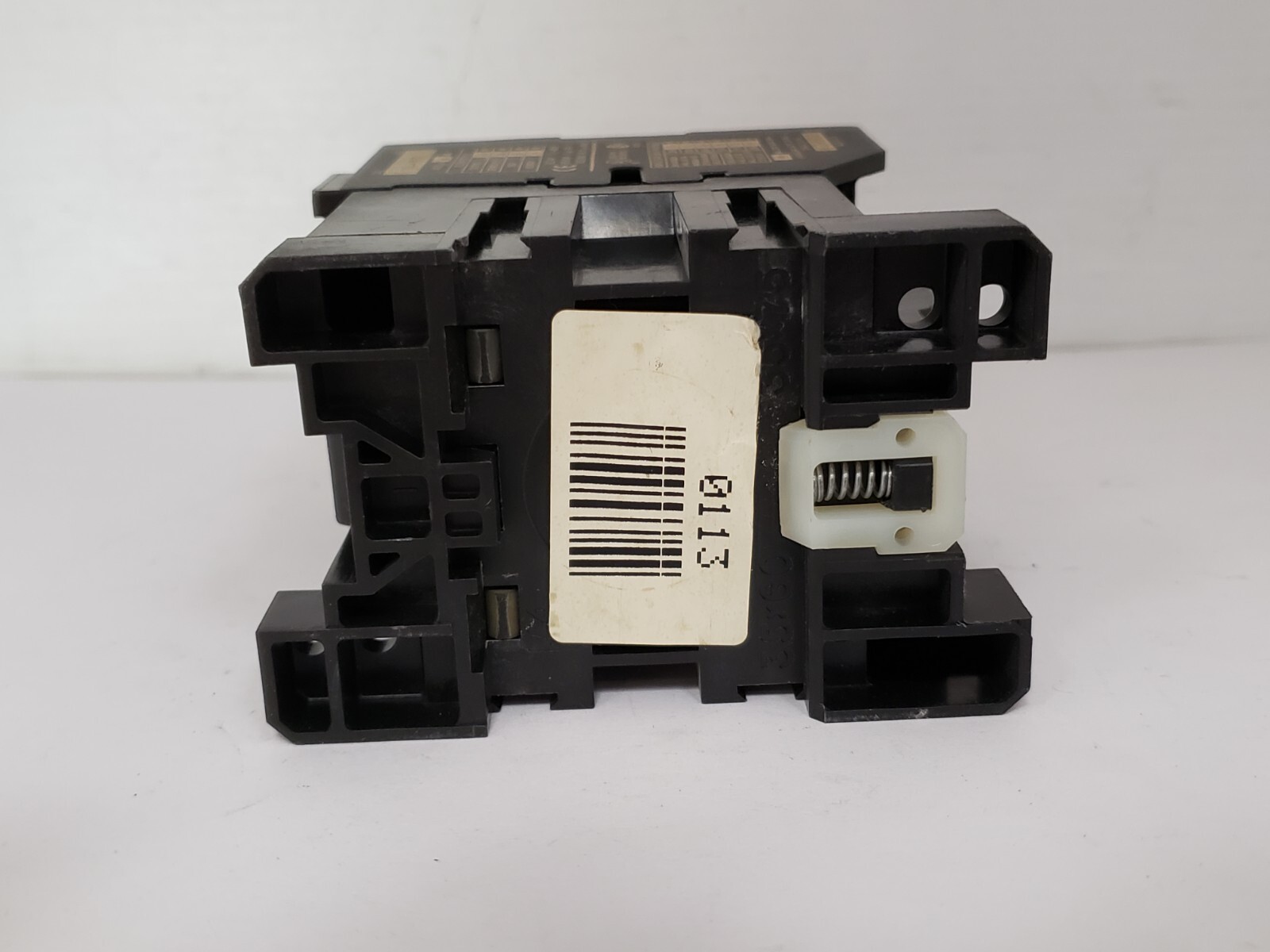ALLEN BRADLEY 100-A18ND8 CONTACTOR SER C W/195-FA11 CONTACT BLOCK SER A