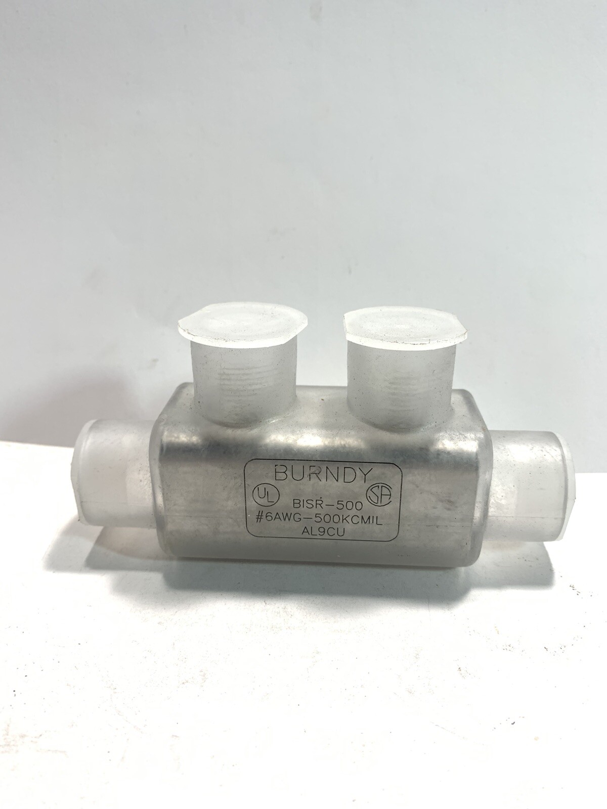 Burndy BISR-500 Aluminum 6AWG-500KCMIL In-Line Splice BISR500