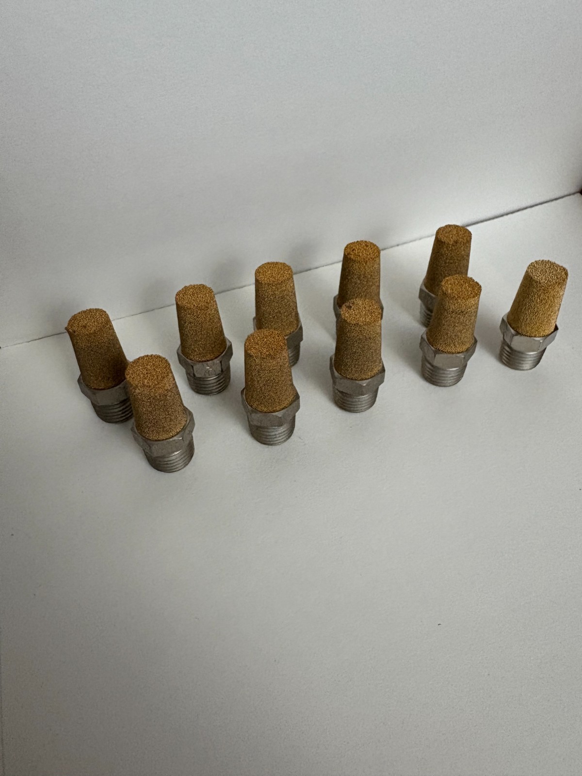 Pack of 10 – OEM Arrow Pneumatics ASP-2 Muffler Filters 1/4″ – NPT – NEW