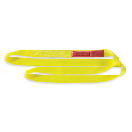 Lift-All En1602dx10 Web Sling, Type 5, 10 Ft L, 2 In W, Polyester, Yellow