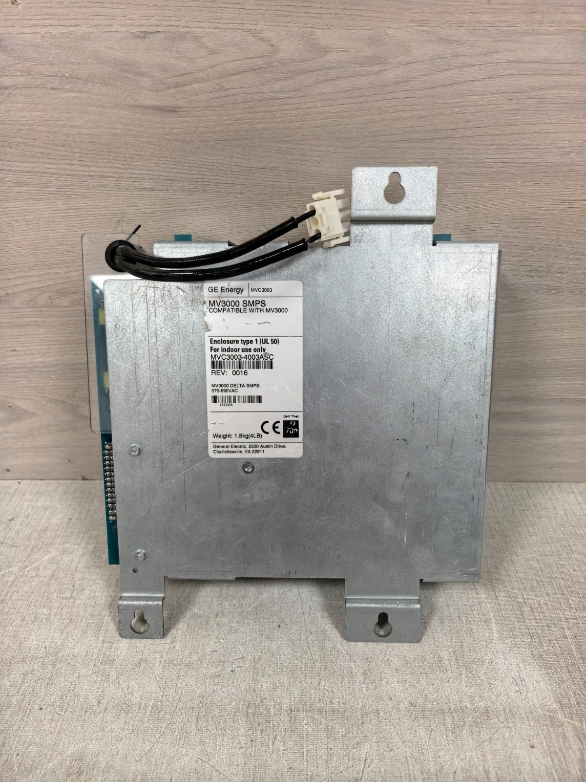 GE ENERGY ALSTOM MVC3003-4003ASC REV.0016 MV3000 SMPS POWER CONVERSION