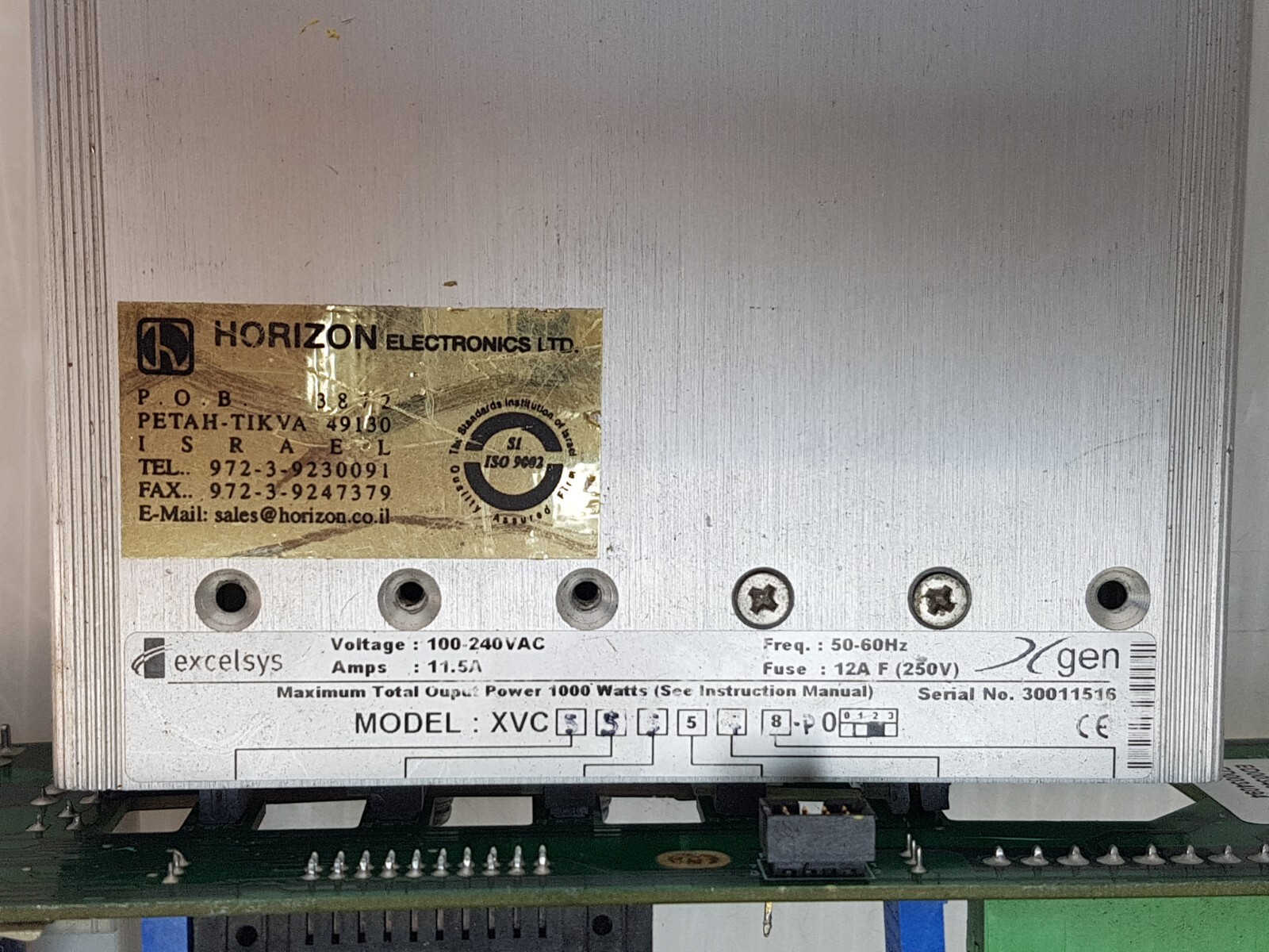 LUMENIS PC-0034093-A, ED0034094-A EXCELSYS XGEN XVC555578-P02 POWER SUPPLY