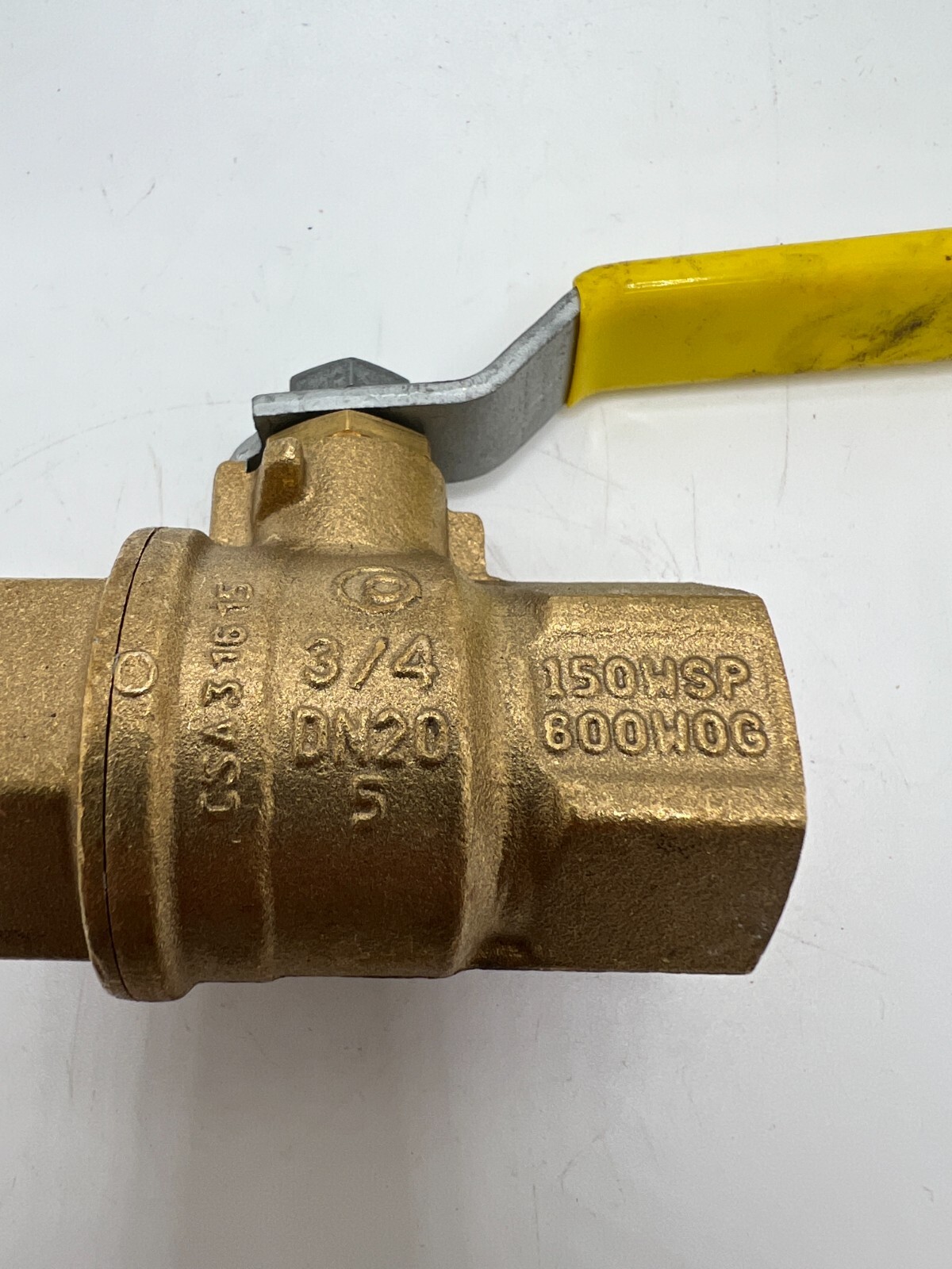 Jomar 3/4″ TWO PIECE BRASS, GAS SHUT OFF BALL VALVE T-100NE