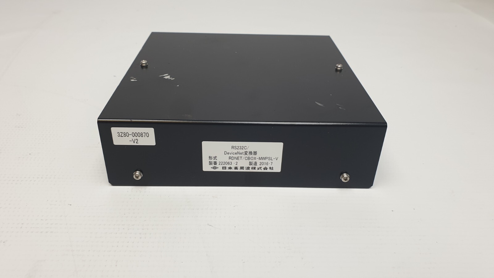 TEL Tokyo Electron 3Z80-000870 RDNET/CBOX-MWPSL-V DeviceNet/RS232C Converter Box
