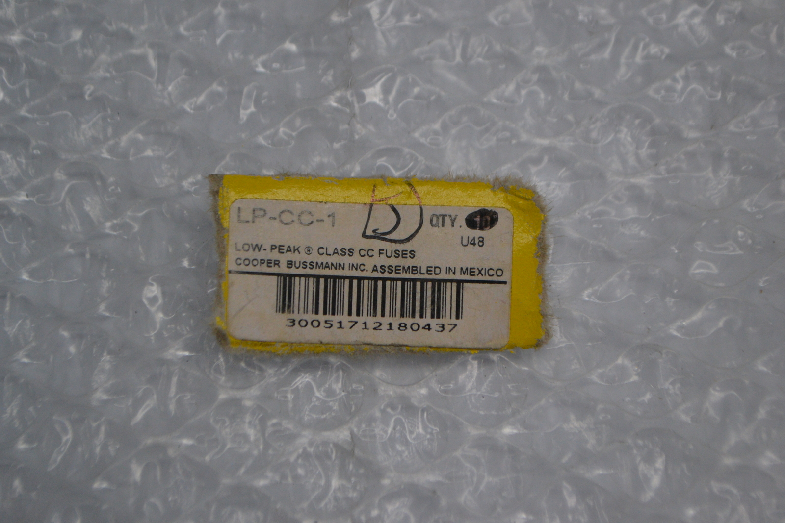 LOWPEAK LP-CC-1 FUSE LOT OF 5 NSNP
