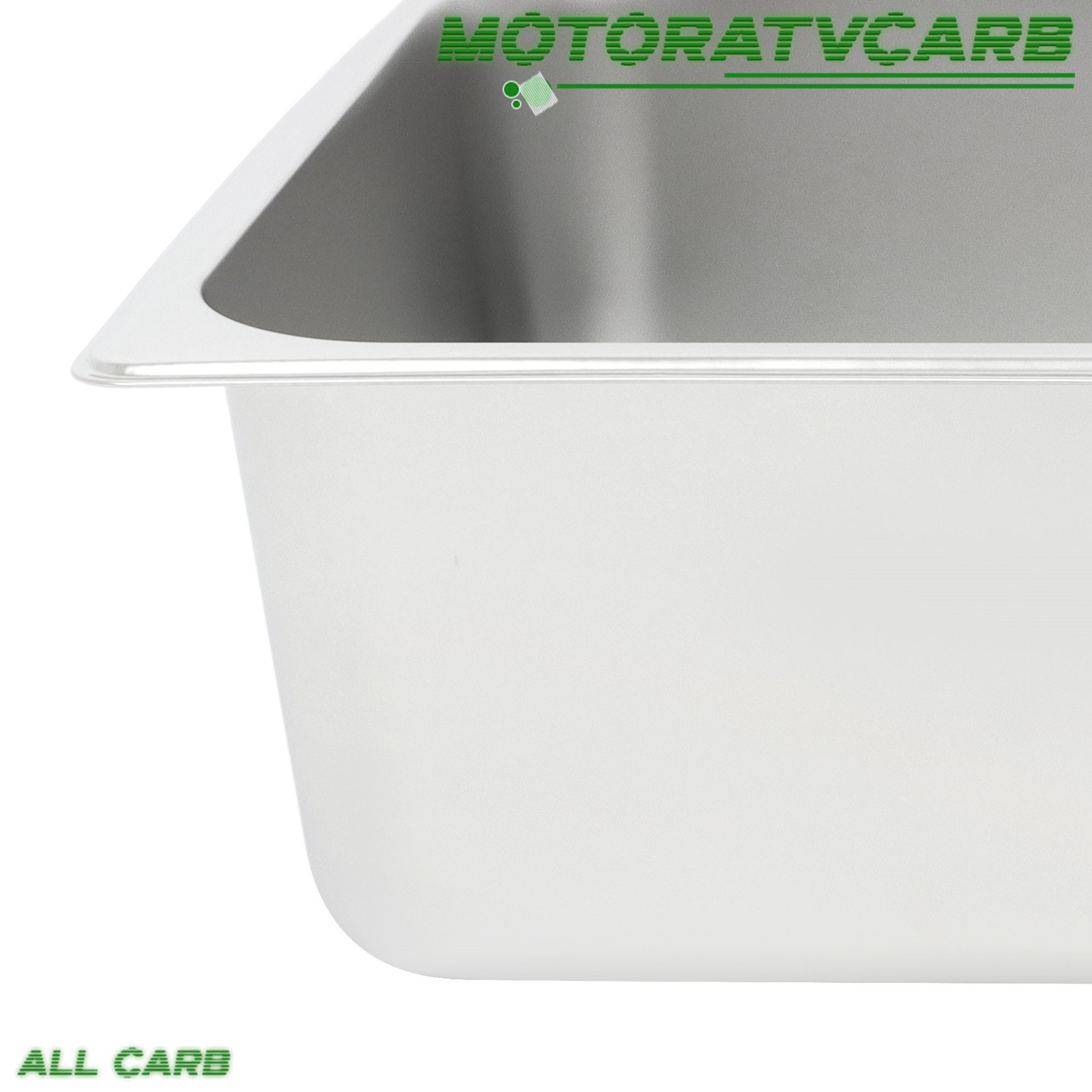 ALL-CARB 6× 6″ Deep Full Size Pans Catering Storage Metal Steamer Catering Trays