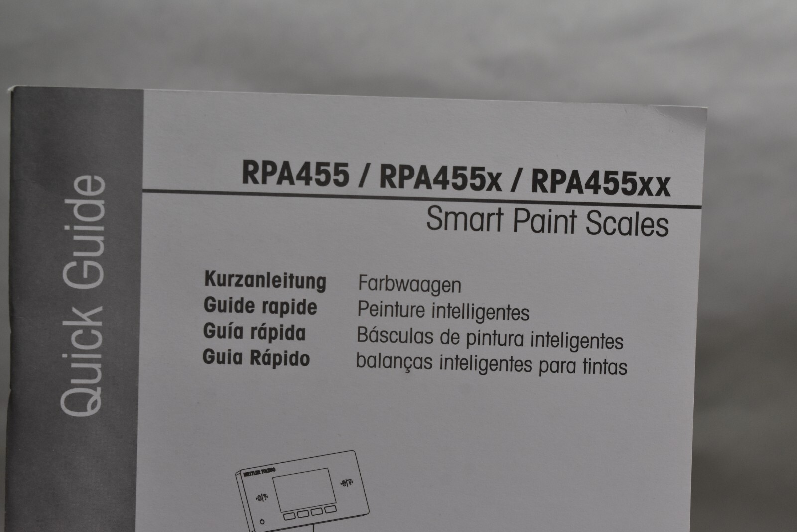 Mettler Toledo RPA455x Paint Scale APS455x Refinished RPA455X USB 20m PPG820