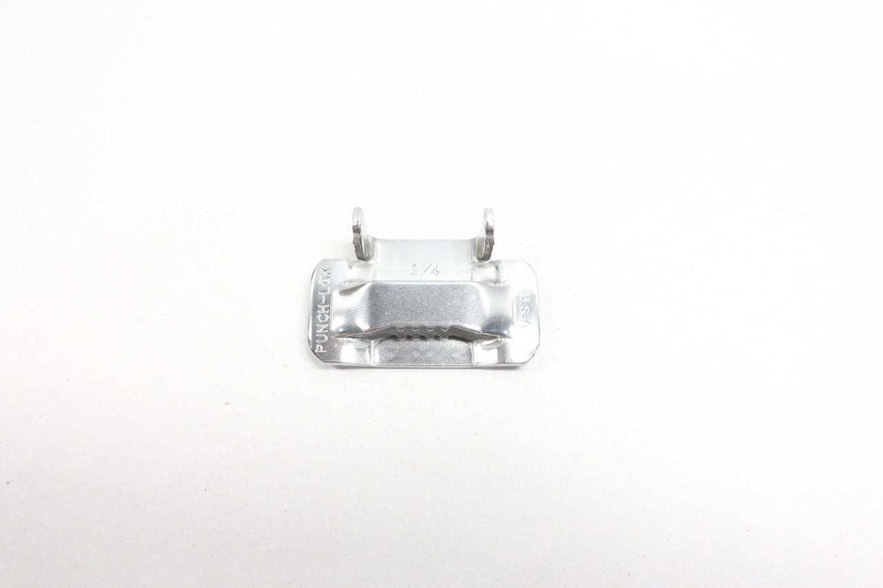 Box Of 100 Punch-lok PB-256 Stainless Buckle 3/4in