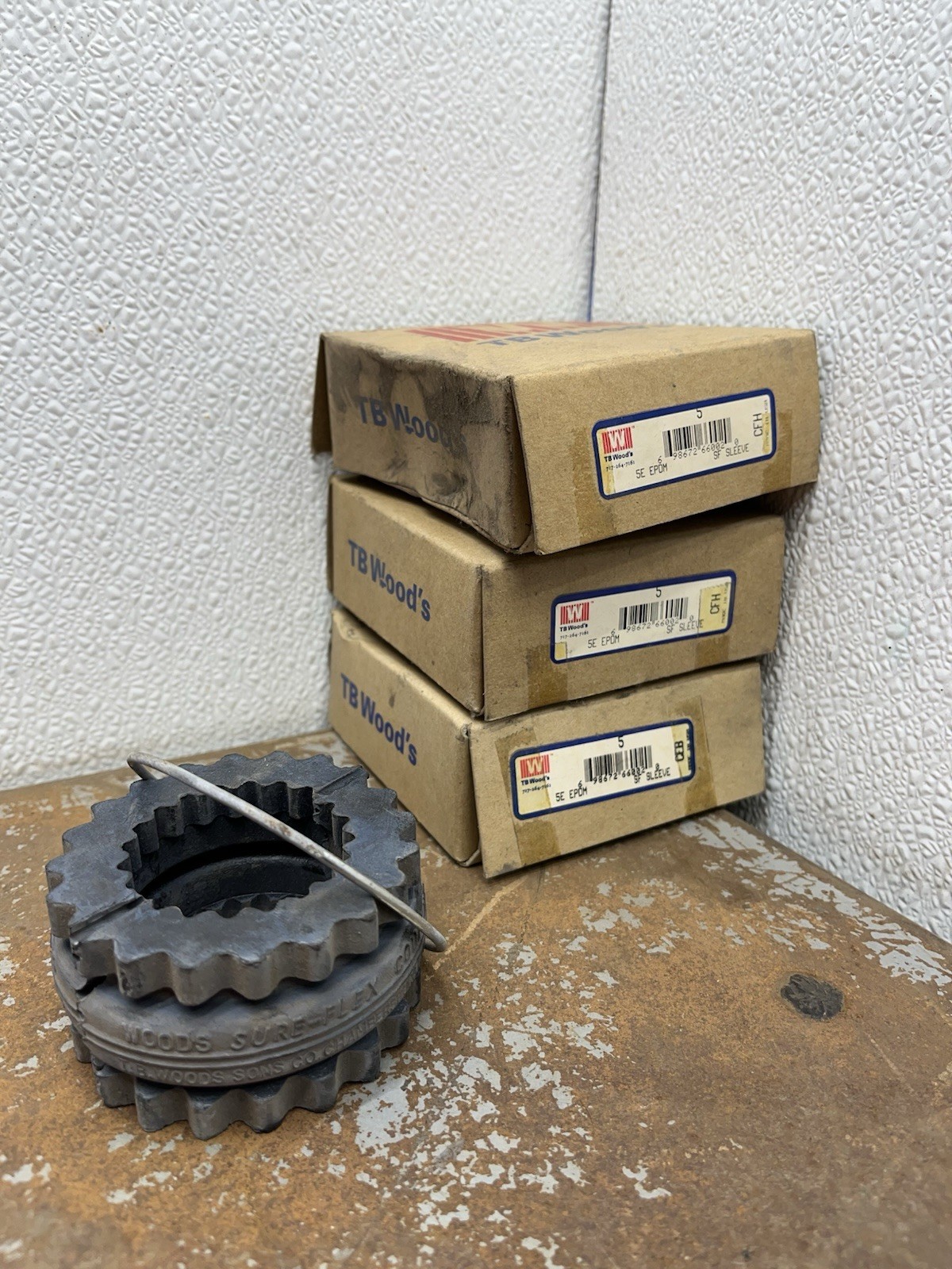 Tb Woods 5 Sure-Flex Sleeve Coupling Insert, 5E, Epdm Rubber