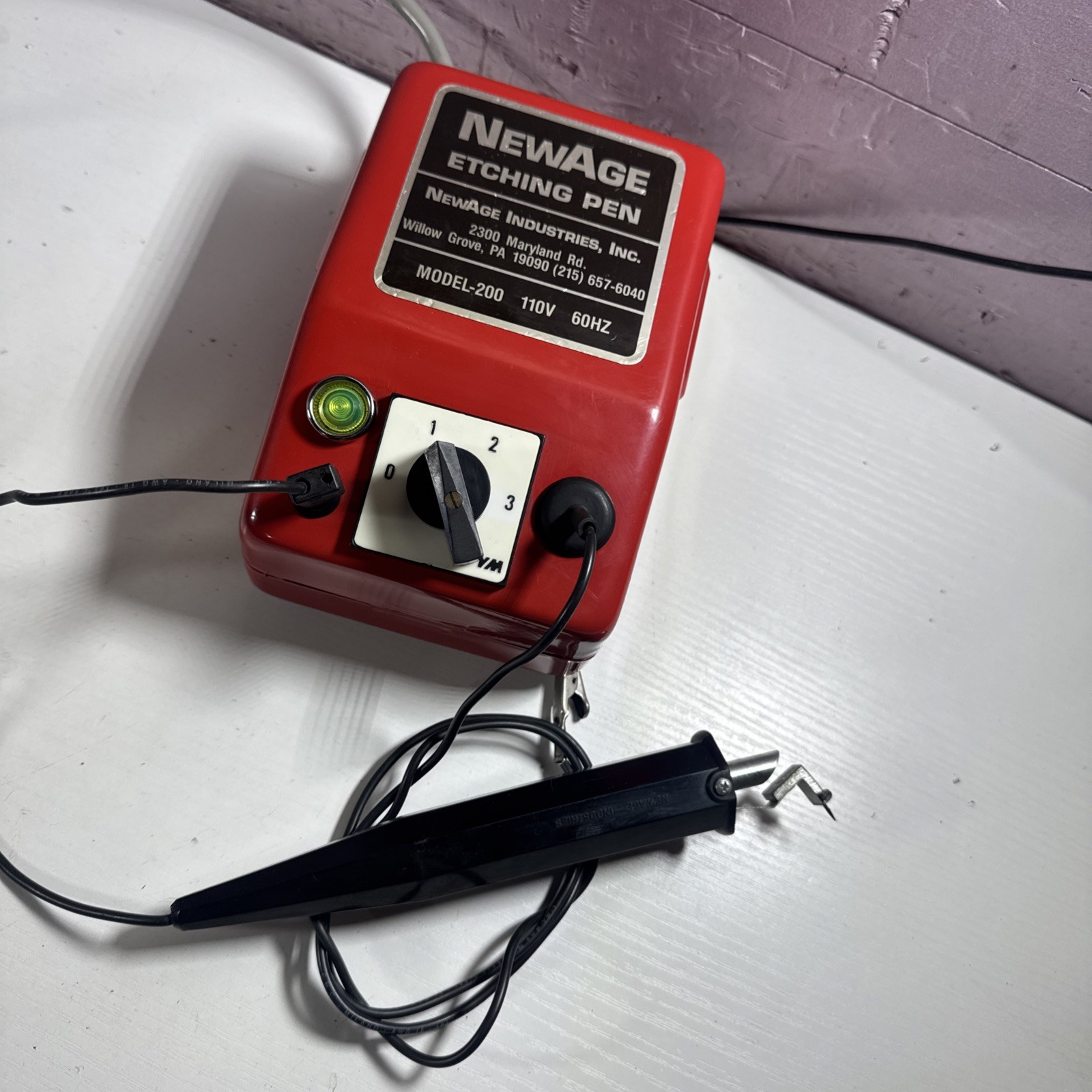 NewAge Etching Pen Model-200 Works Great 110 V 60hz