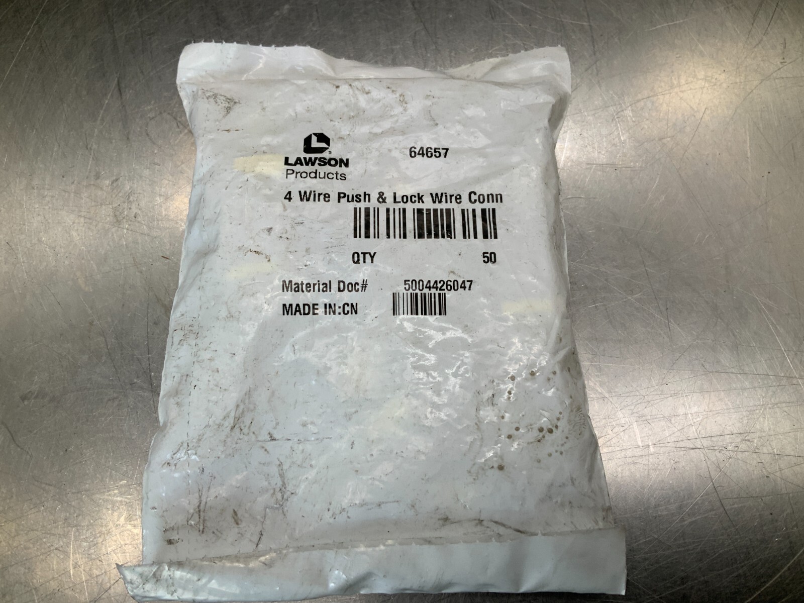 (50) Lawson Products 64657 4-Wire Push and Lock Connector