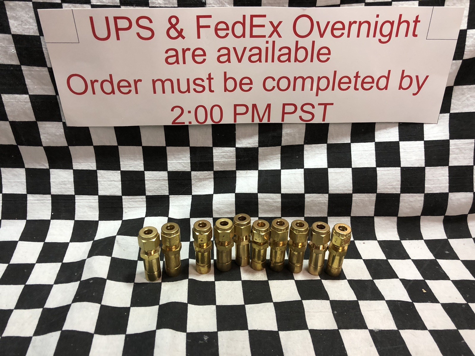 Lot Of 10, Swagelok REDUCER 1/4″ X 1/2″, B-400-R-8, SHIPSAMEDAY#106JF