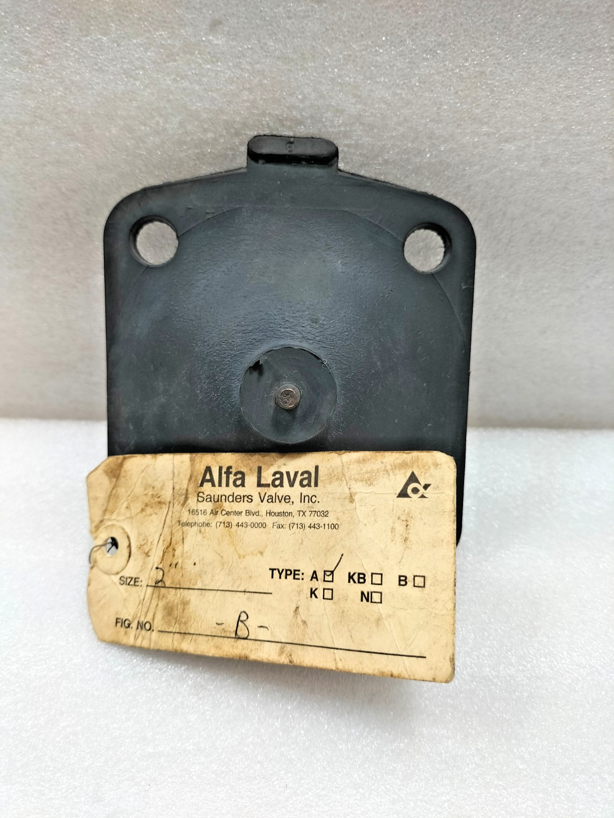 SAUNDERS A2DN50 INDUSTRIAL DIAPHRAGM TYPE A 2