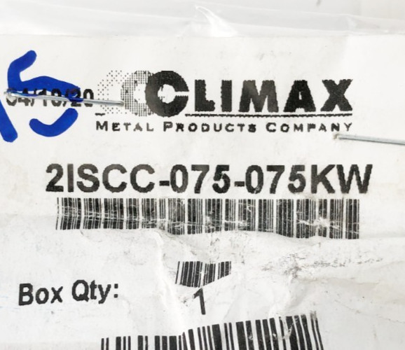 New Climax 2ISCC-075-075KW Two-Piece Coupling 3/4 ID 1-1/2 OD – No Box