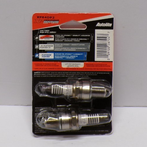 Autolite Spark Plugs XP64DP2 VJ1 21022012 For Import & Domestic Pack of 2