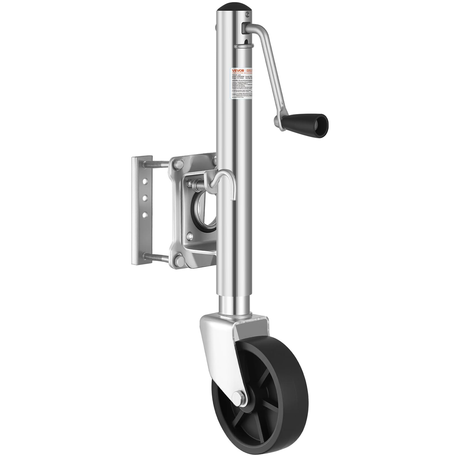 Heavy Duty Trailer Jack 1000 lbs Swivel Wheel Boat RV Utility Trailer Lift