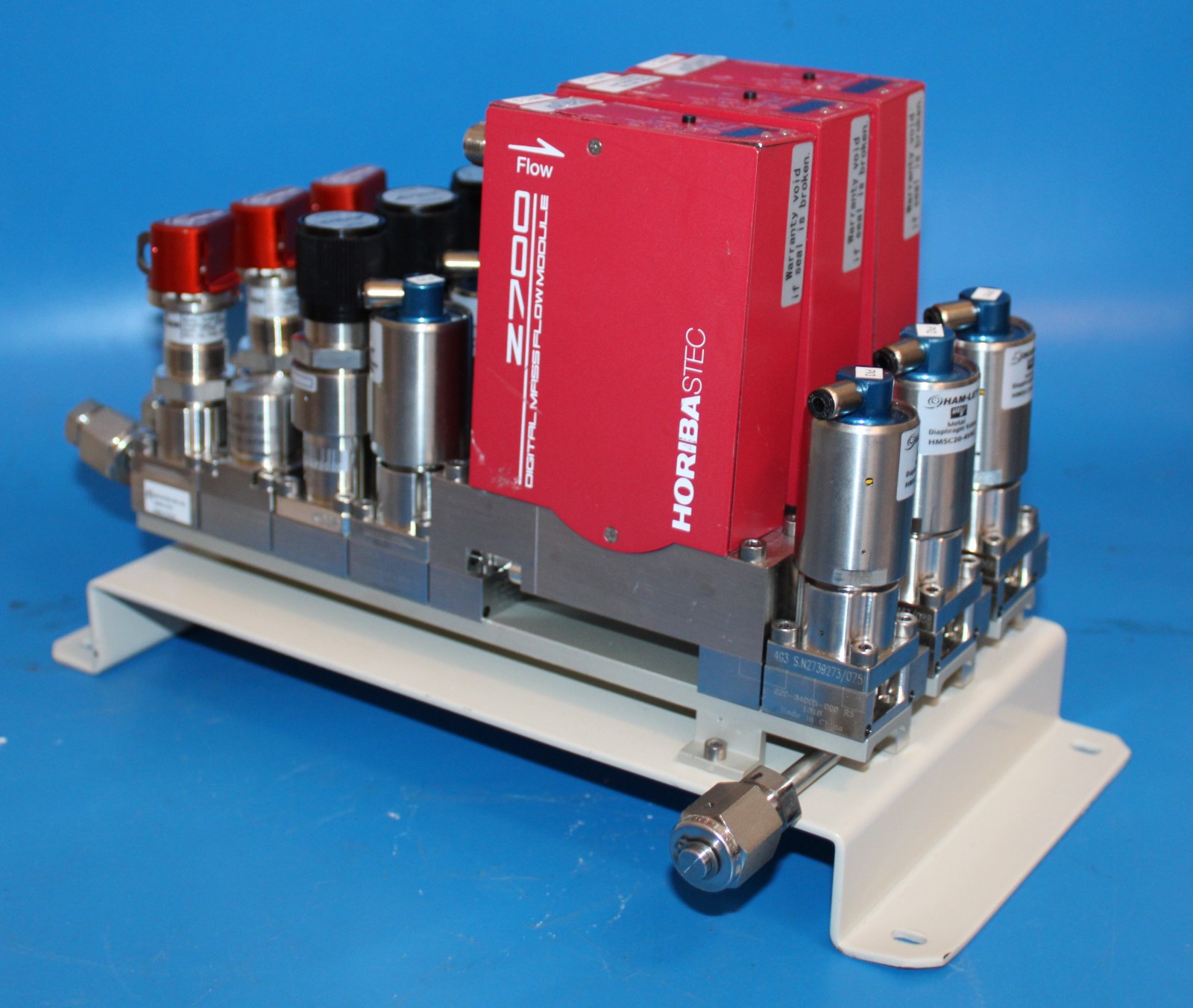 Applied Materials AMAT Assembly Horiba Gas Mass Flow Controller Gas Panel