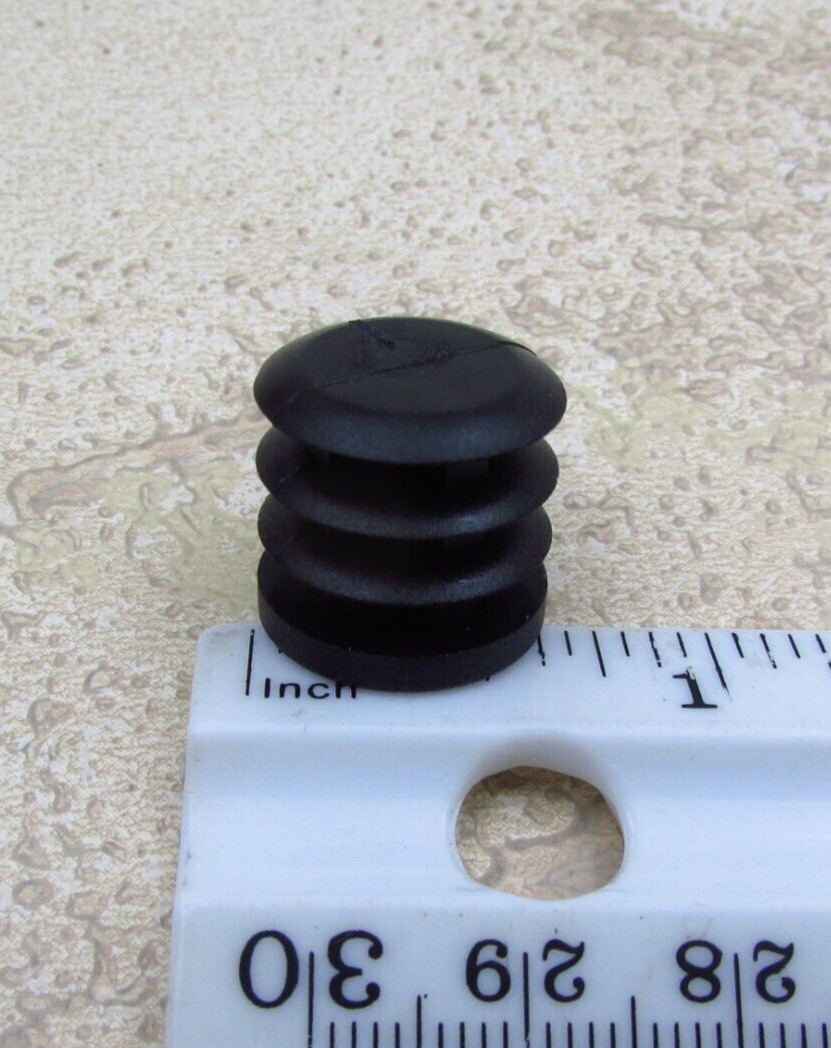 QTY 10 Plastic 5/8″ Inch OD, 14-23 Gauge Round Tube End Cap Insert Plug Glide