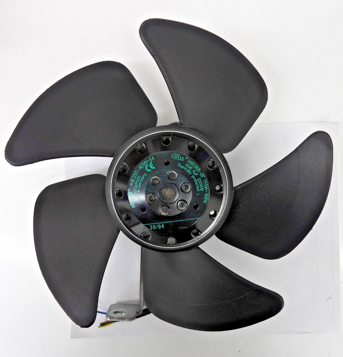 EBM A4E250-AE66-54 AC AXIAL FAN 115v 60hZ
