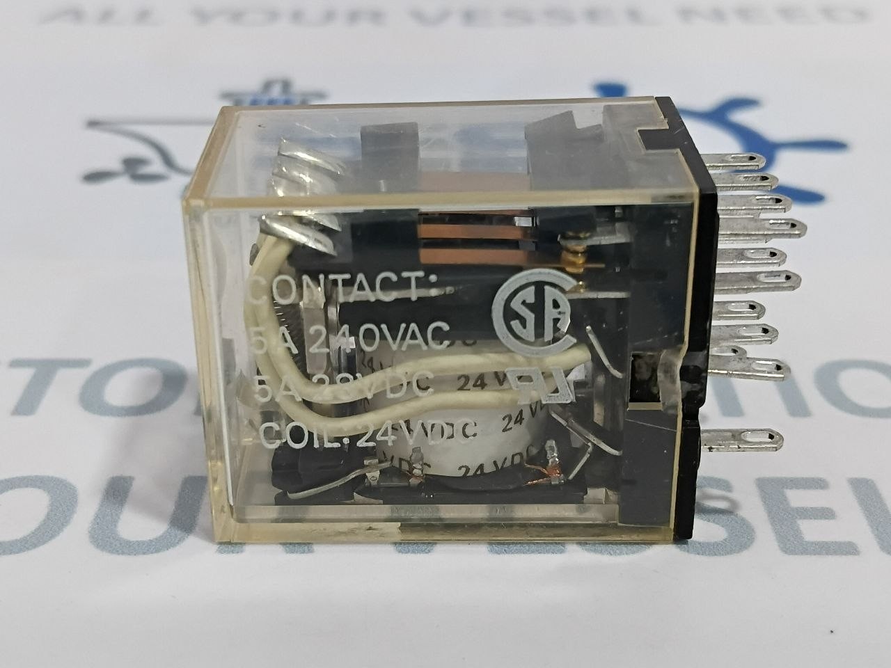Omron MY4N Power Relay 14 Pin Coil Voltage 24VDC (Unused New)