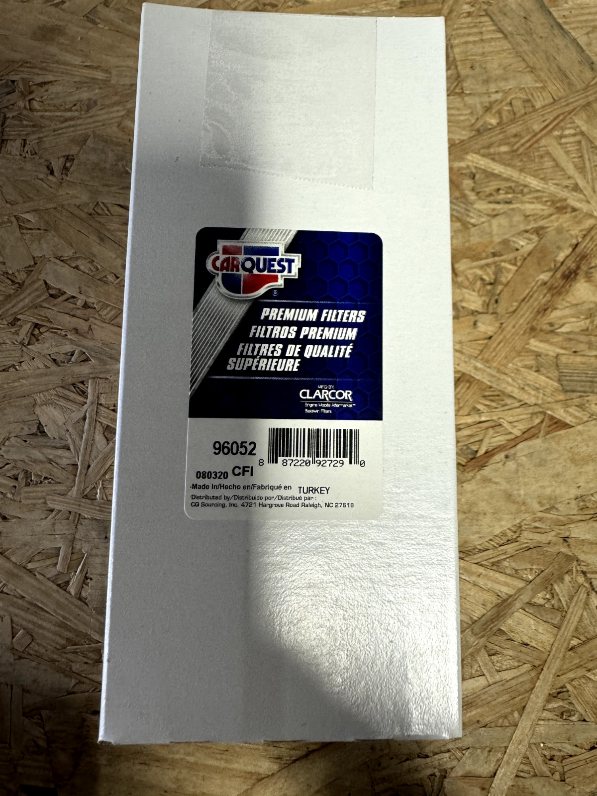 Carquest In-line Fuel/Water Separator with Drain 96052