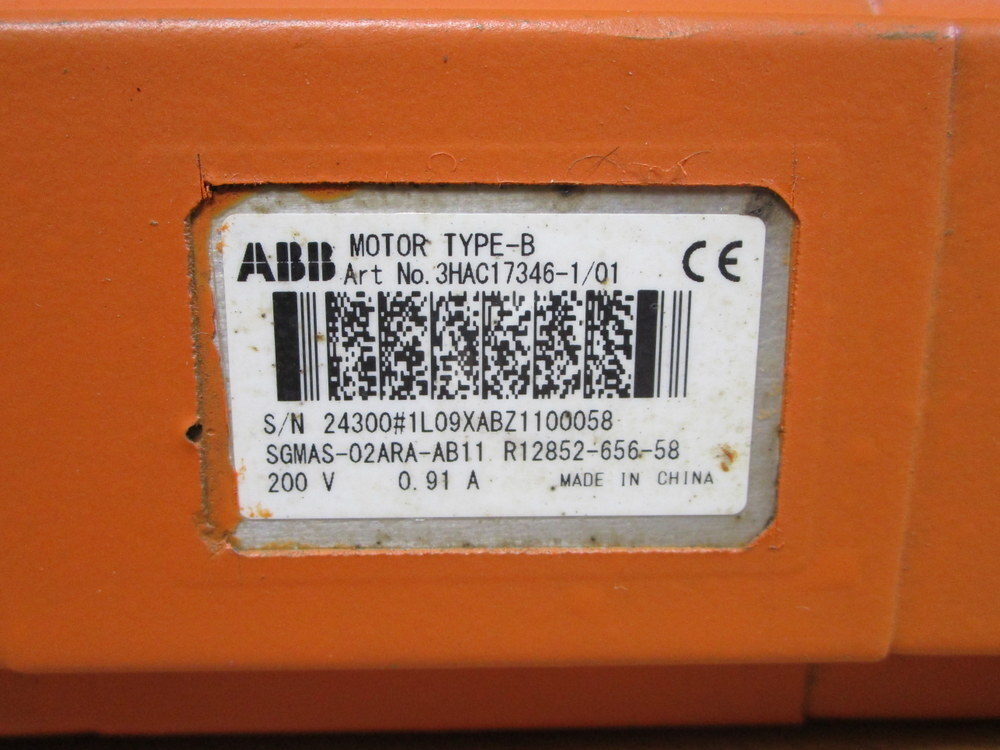 Asea Brown Boveri 3HAC17346-1/01 ABB Servo Motor W/Junction Box