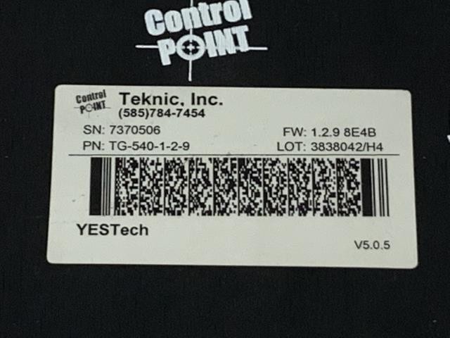 Teknic YESTech Network Controller – TG-540-1-2-9 w/Warranty