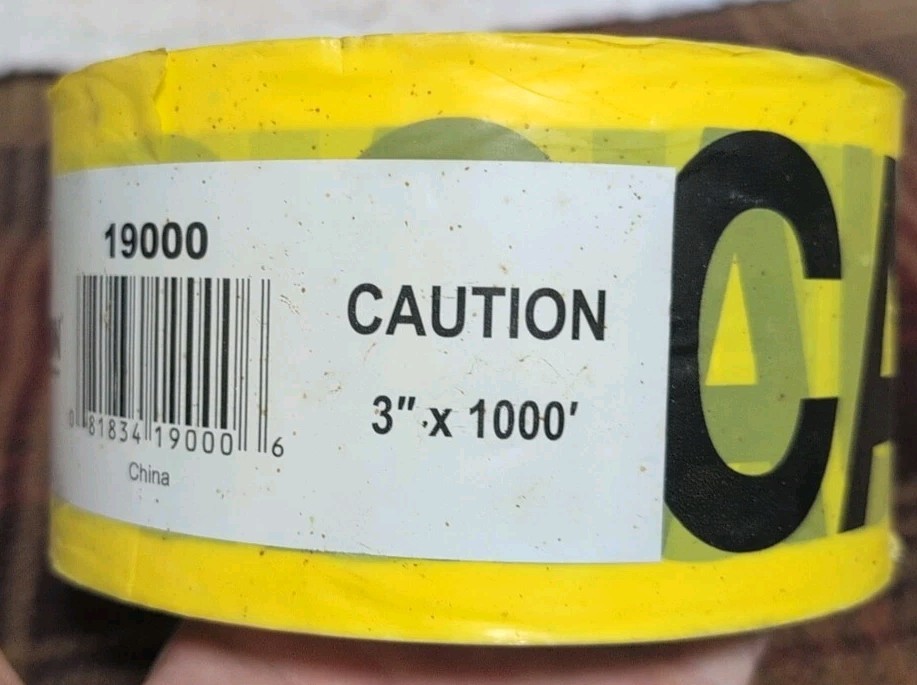 C.H. Hanson 19000 Caution Tape, 3″ x 1000′