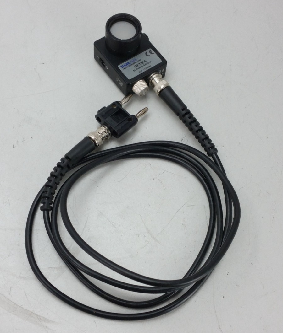 Thorlabs Si Biased Detector DET36A 400-1100nm w/ Cable