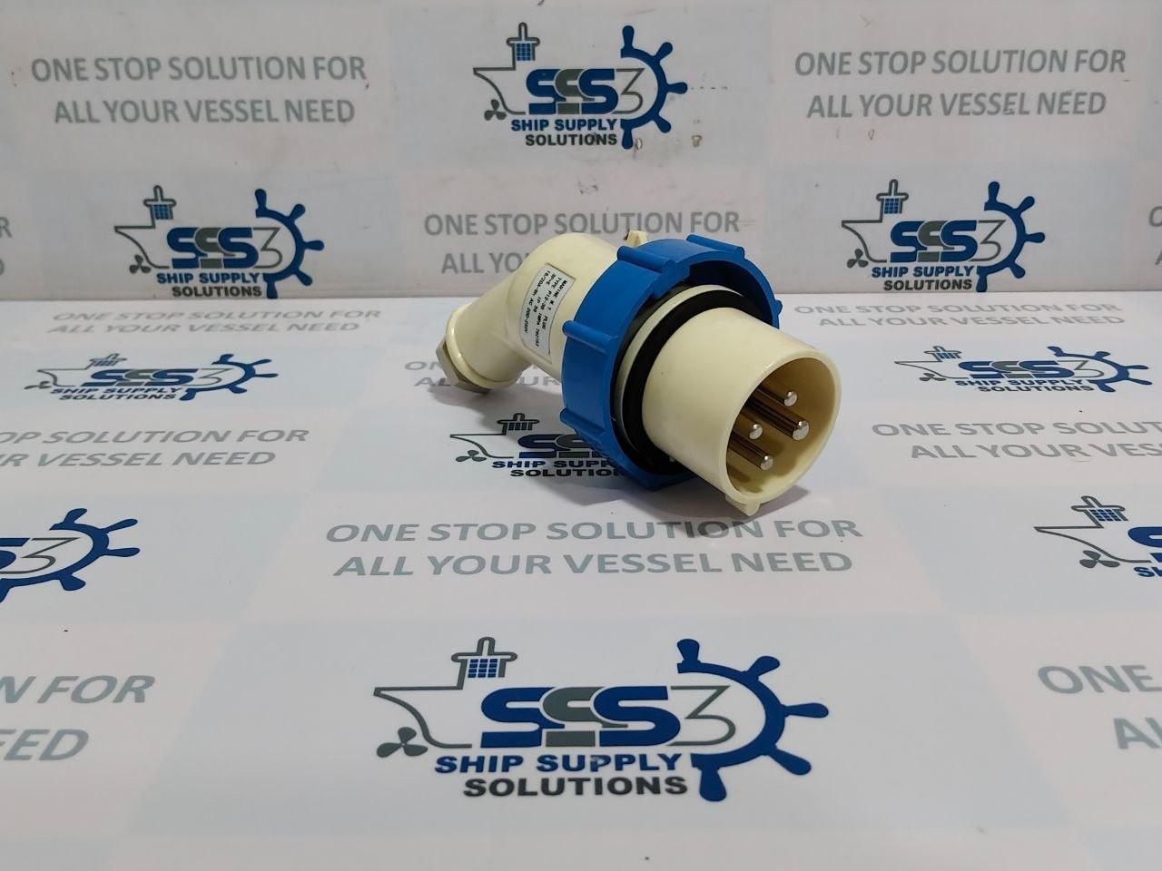 Marine W.T. Plug P12-3B 200-250VAC IP56 16/20A-9h