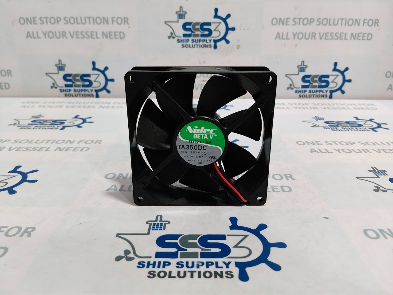 Nidec TA350DC C35252-55 12V DC 0.20A Brushless Cooling Fan (Lot of 4 pcs)
