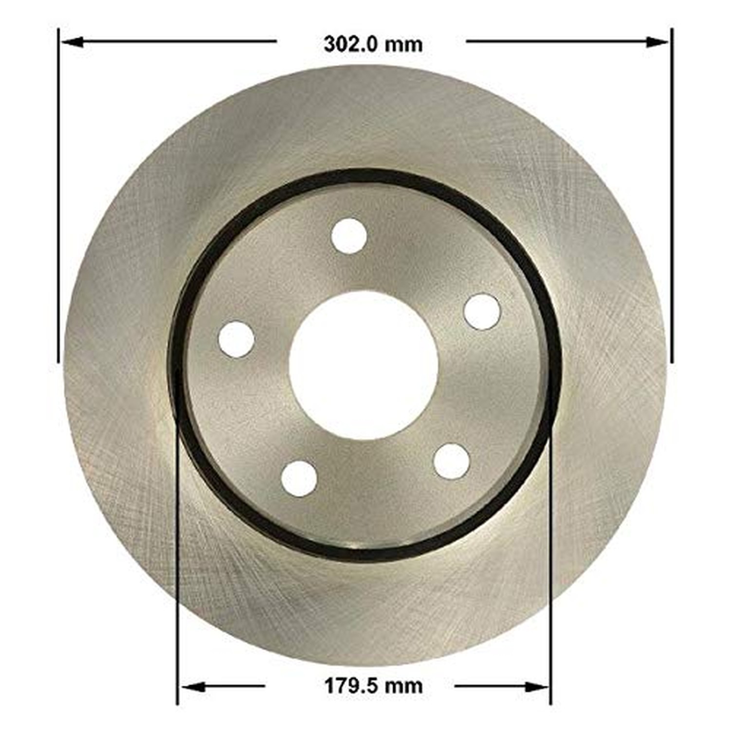 Bendix Premium PRT5725 Brake Rotor for (Front) Jeep Wrangler 2017-2007, Wrang…