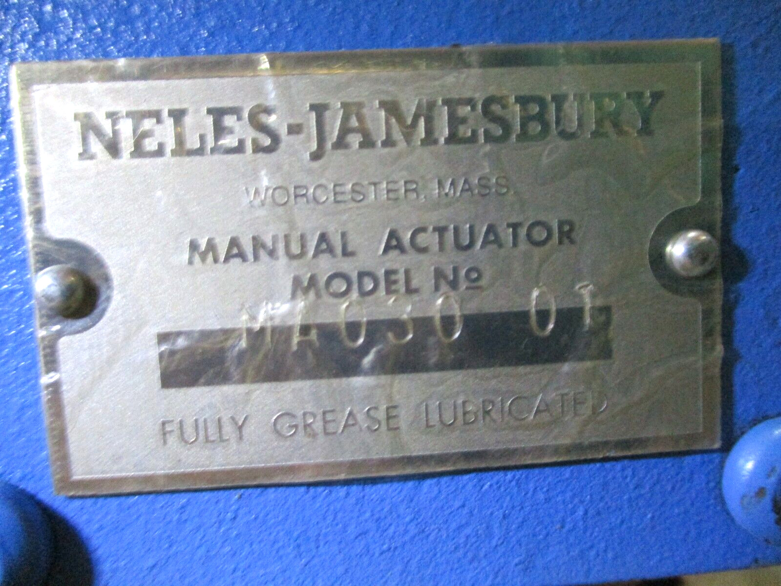 Neles-Jamesbury Size 8 Wafer-Sphere Valve 815L 11 2236TT 48418DH
