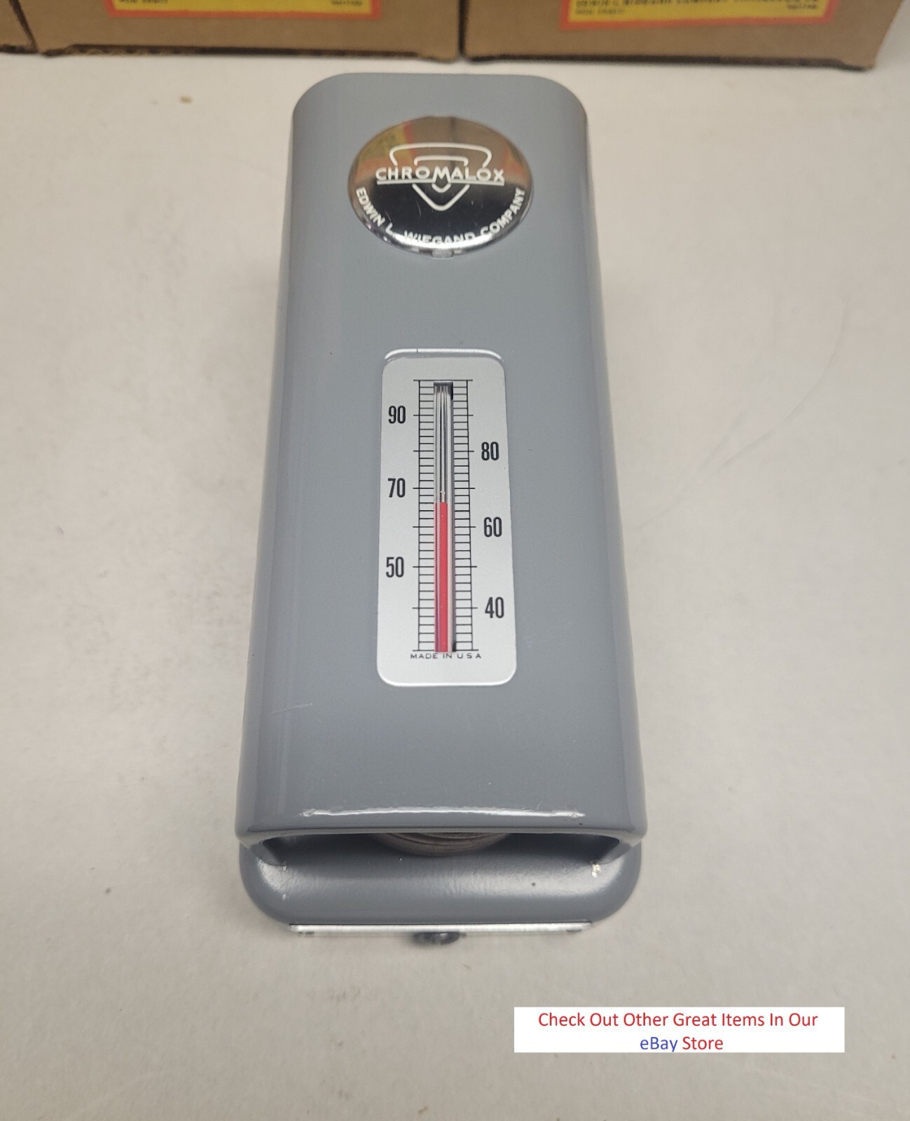 *NEW* CHROMALOX WR-80 120/277V 25/18A 50-80DEG, OPEN ON RISE, WR80